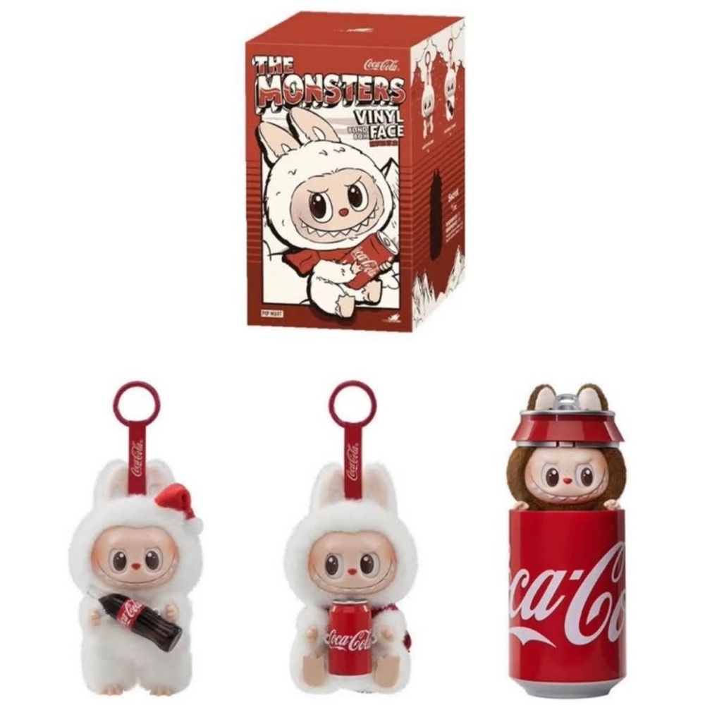 Coca Cola Red and White Labubu
